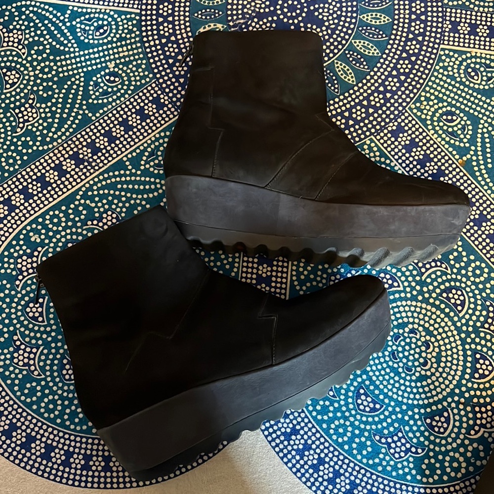 Camper wedge ankle boots